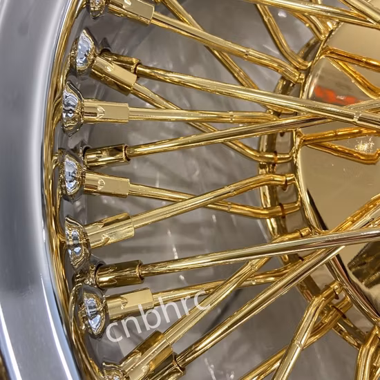 Knock-Off-Speichenräder mit 13, 14 und 15 Zoll Drahtfelge